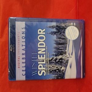 🌲 Winter Splendor Blu-ray disc Christmas scenery & music